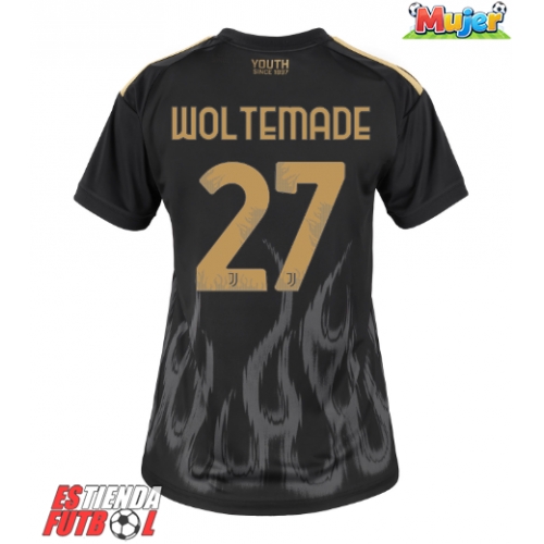 Juventus Nick Woltemade #27 Tercera Equipación Mujer 2026-27 Manga Corta